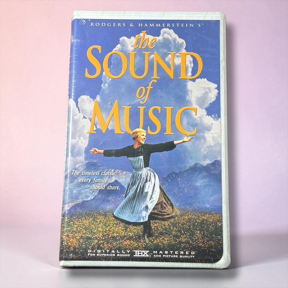 The Sound of Music VHS 2000 THX Mastered Julie Andrews New Sealed Clamshell